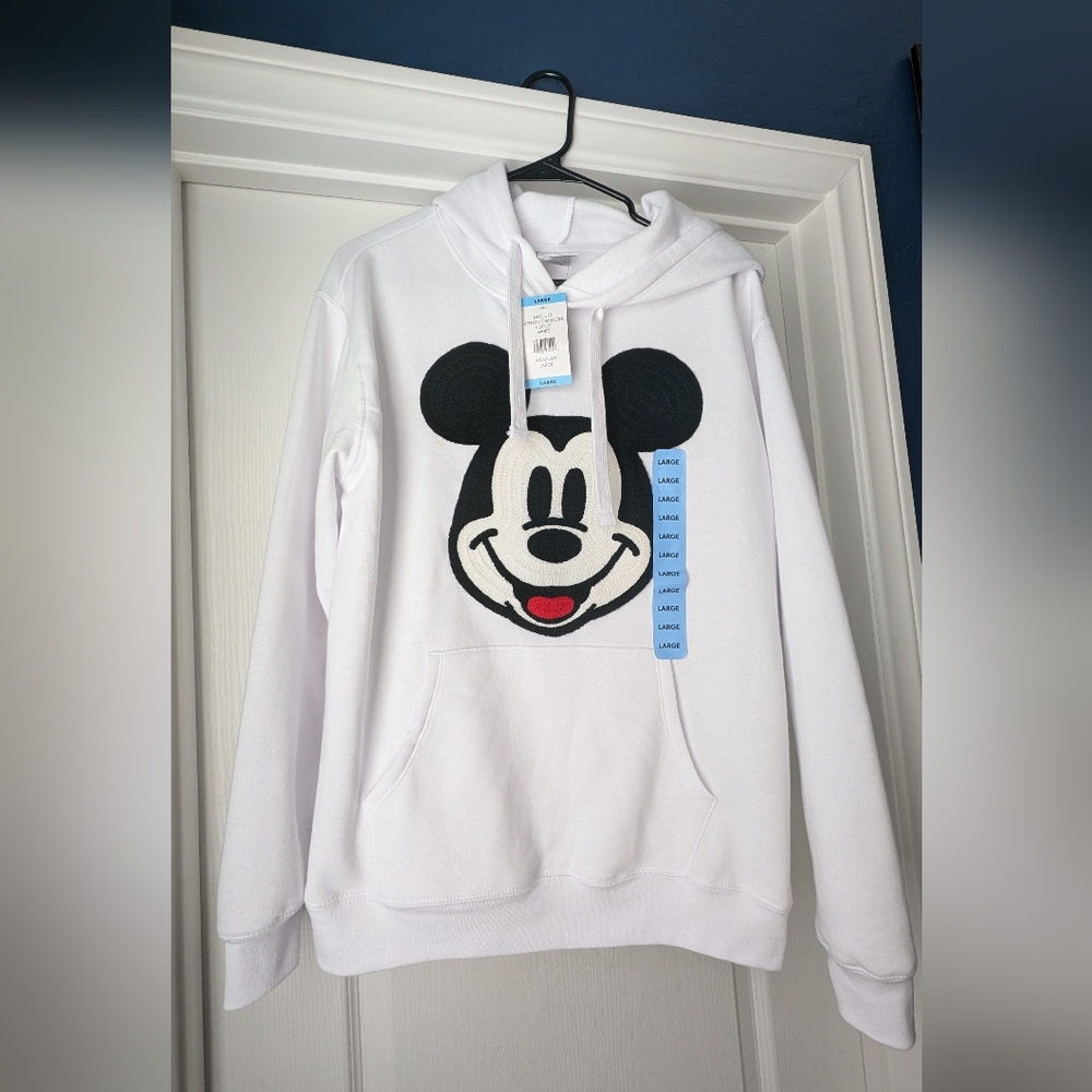NWT Disney Mickey Mouse Hoodie Size Large